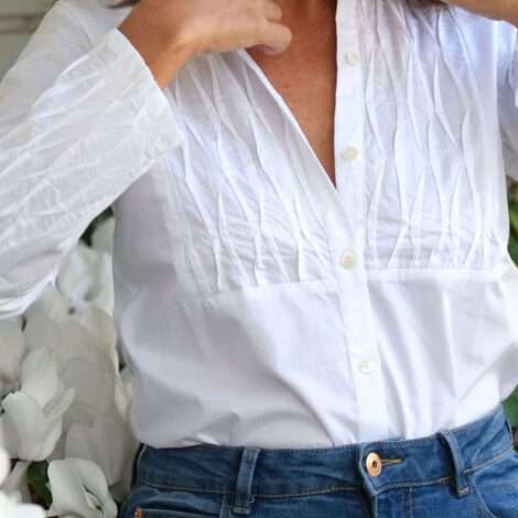 Camisa popelin pechera