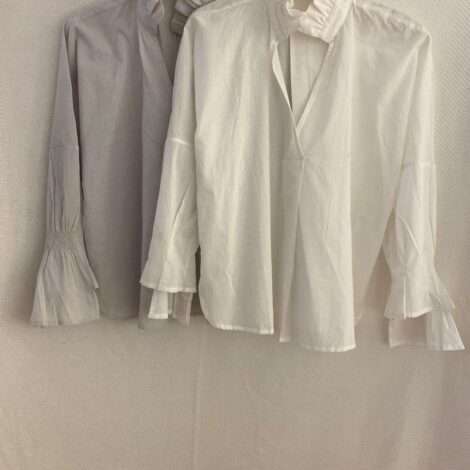 Blusa cuello volante