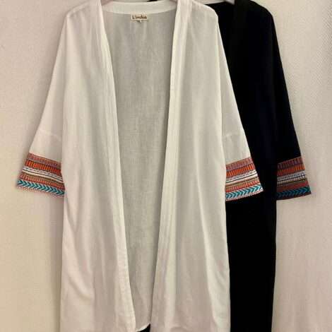 Kaftan bordado manga