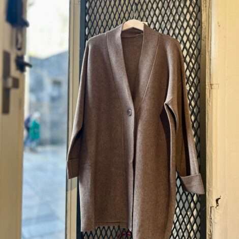 Chaqueta punto larga