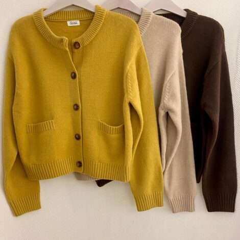 Chaqueta punto botones
