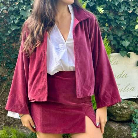 Chaqueta terciopelo corta