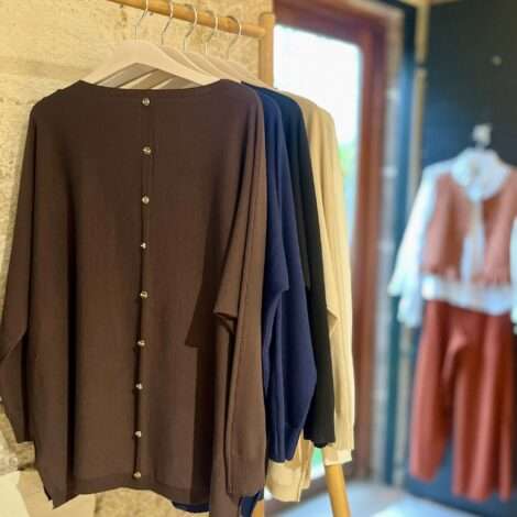 Jersey botones espalda