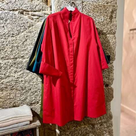 Vestido popelin midi