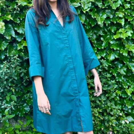 Vestido popelin midi