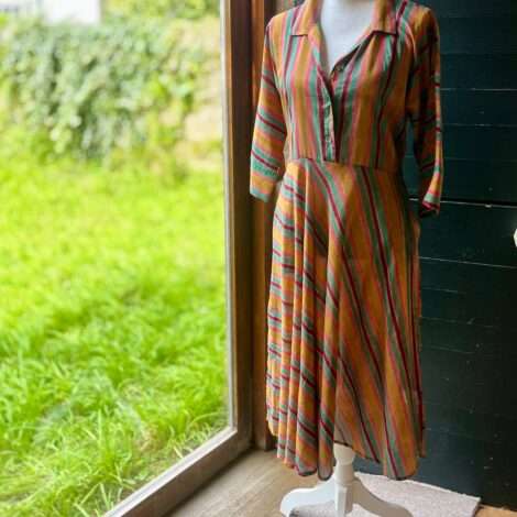 Vestido estampado lazo