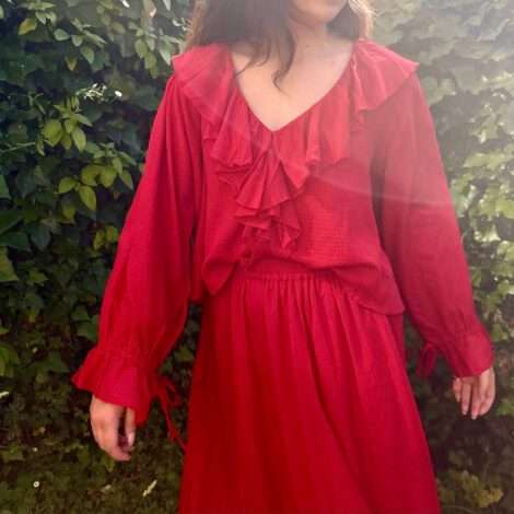 Blusa volante