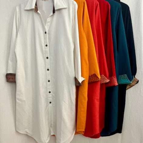 Vestido camisero botones