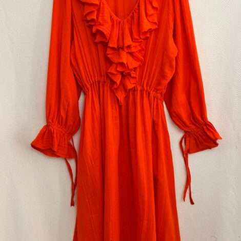 Vestido pico volante