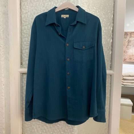 Camisa crepé hombre