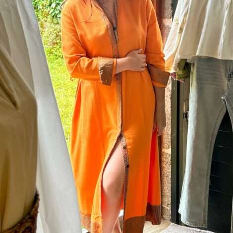 Vestido detalle seda