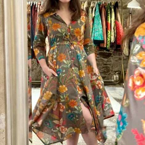 Vestido campanilla flores