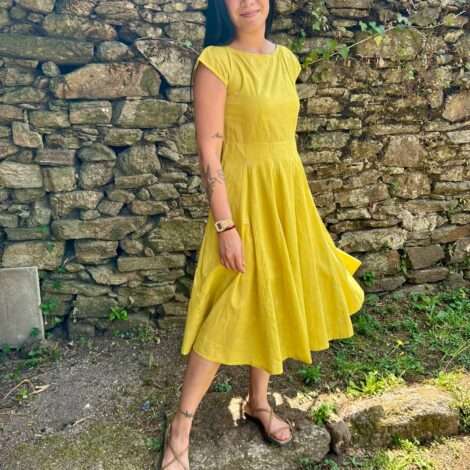 Vestido frunce detalle