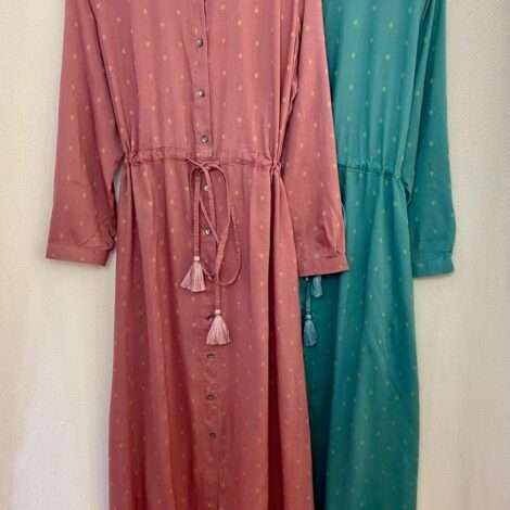 Vestido camisero rombos