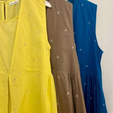 Vestido cuello doble