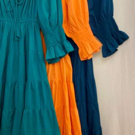 Vestido volante manga