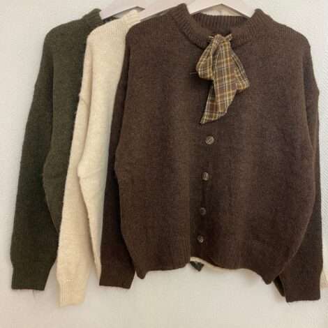 Chaqueta lazo cuadros
