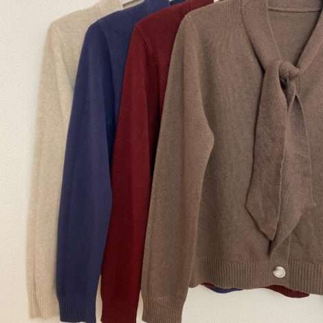 Chaqueta punto lazada
