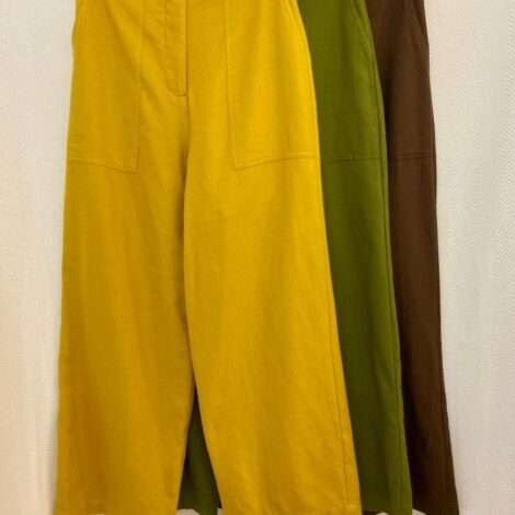 Pantalón lana recto