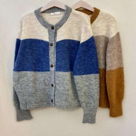 Chaqueta raya ancha