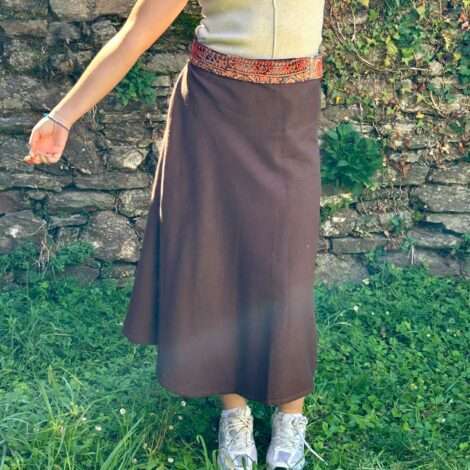 Falda pareo lana