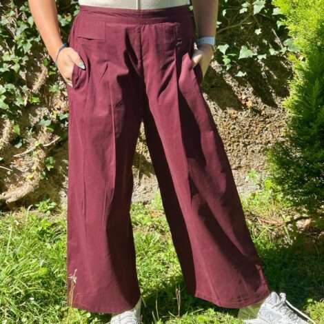 Pantalón pinza popelin