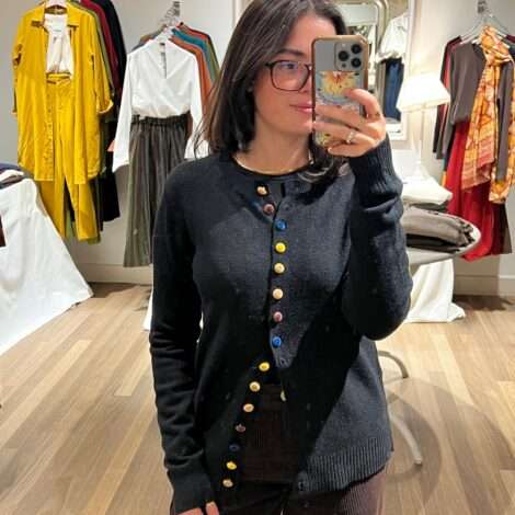 Chaqueta botones terciopelo
