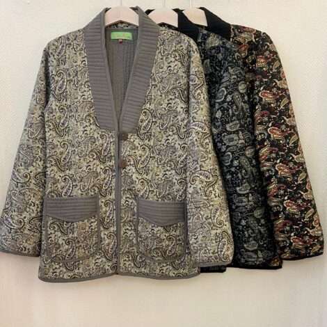 Chaqueta quilted botones